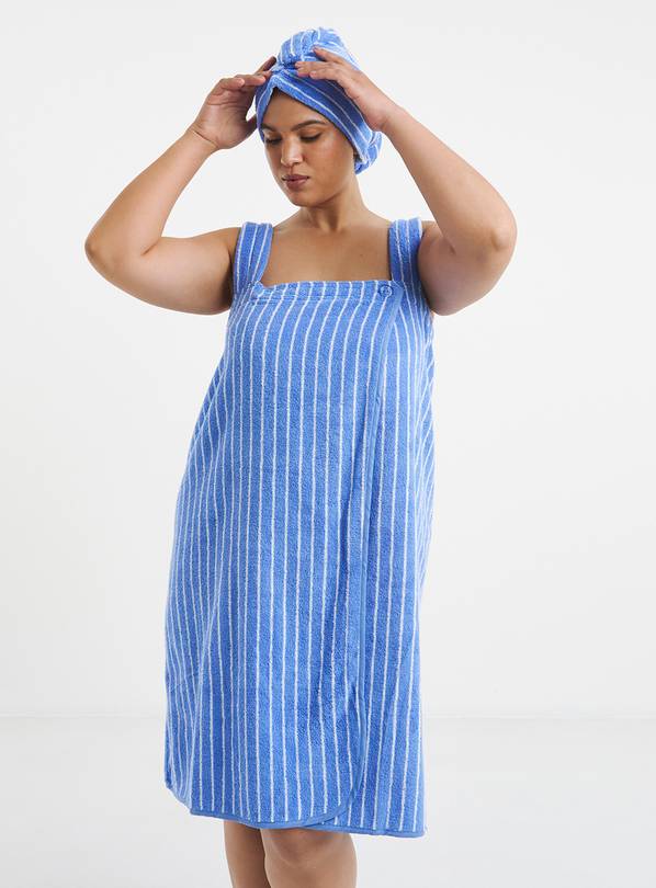SIMPLE BE Pretty Secrets Towelling Wrap and Turban 8-10